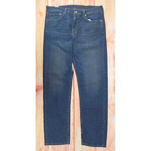 Levis 505 Original Fit Mens Jeans 38x34 Straight Leg Denim Blue